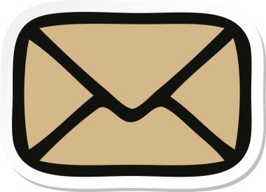 Bir insan tarafından çizilmiş şirin bir karikatür kağıdının etiketi.