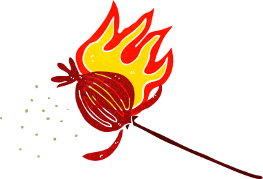 Bir insan tarafından çizilmiş gelincik çiçeği.