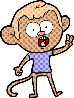 Bir insan tarafından çizilmiş bir karikatür.