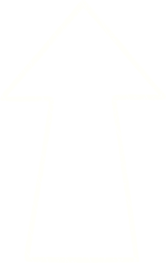 Bir insan tarafından çizilen ok tebeşiri işaretleniyor