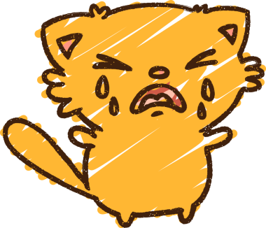 Bir insan tarafından çizilen Ağlayan Kedi Tebeşiri