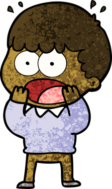 Bir insan tarafından çizilmiş bir karikatür.