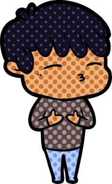 Bir insan tarafından çizilmiş, hayal kırıklığına uğramış bir adam.