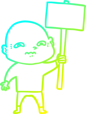 Bir insan tarafından çizilmiş, karikatür çizimi.