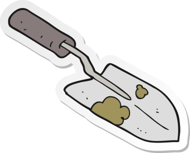 Bir insan tarafından çizilmiş bir karikatür malanın çıkartması.