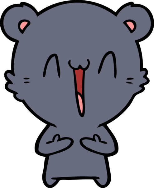 Bir insan tarafından çizilmiş bir çizgi film karakteri.