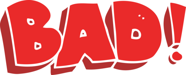 Bir insan tarafından çizilen kötü sembolün düz renk çizimi