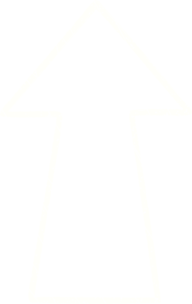 Bir insan tarafından çizilen ok tebeşiri işaretleniyor