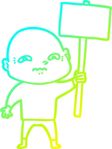 Bir insan tarafından çizilmiş, karikatür çizimi.