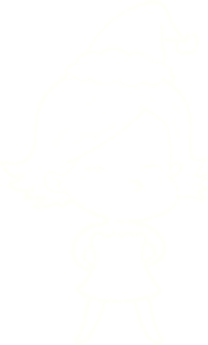 Bir insan tarafından çizilen Noel Kadın Tebeşiri