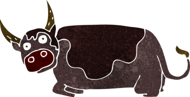 Bir insan tarafından çizilmiş bir çizgi film.