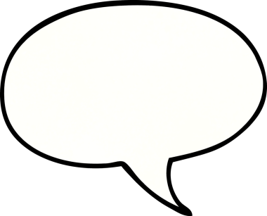 bir insan tarafından çizilmiş karalama konuşma balonu