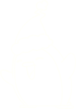 Bir insan tarafından çizilmiş Noel Pengueni Tebeşiri