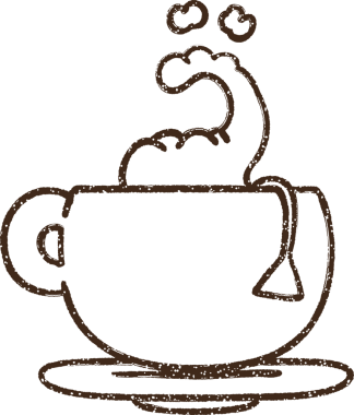 Bir insan tarafından çizilen çay kömürü.