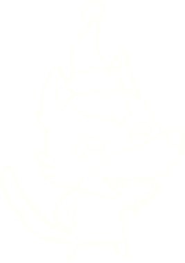 Bir insan tarafından çizilen Noel Kurdu Tebeşiri