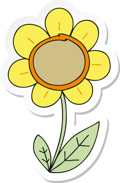 Bir insan tarafından çizilmiş garip bir el çıkartması.