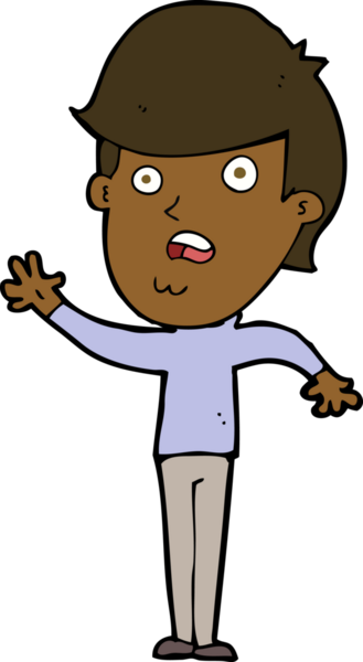 Bir insan tarafından çizilmiş mutsuz çocuk çizgi filmi.