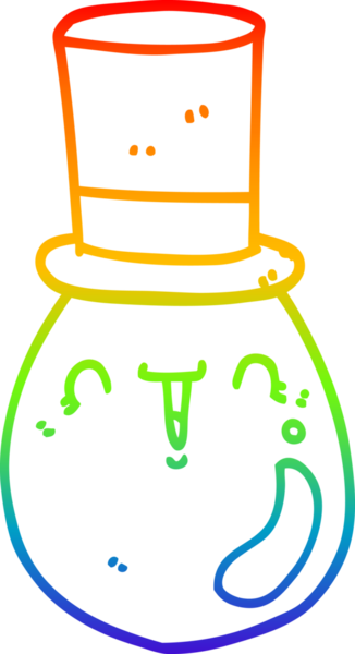 gökkuşağı gradyan çizgi çizimi bir insan tarafından çizilmiş lüks bir yumurta