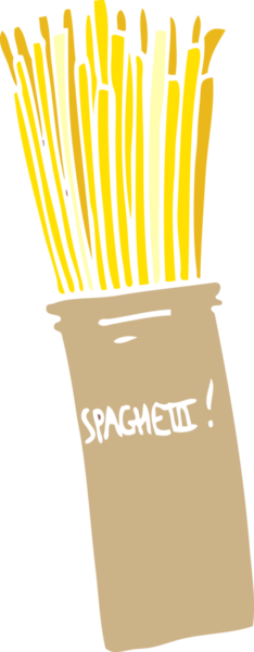 Bir insan tarafından çizilmiş bir spagetti karalama kavanozu.