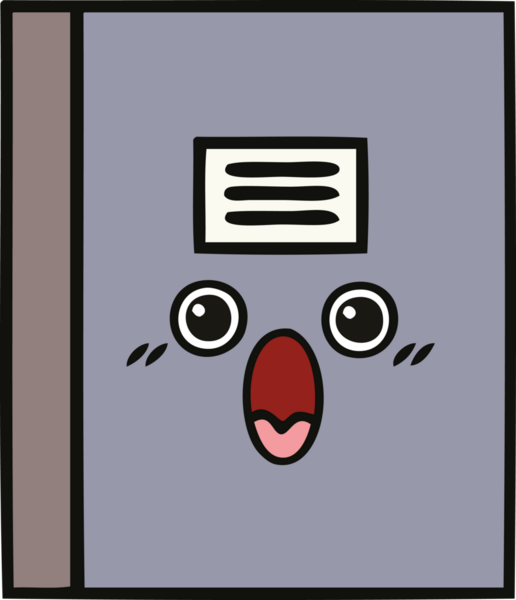 Bir insan tarafından çizilmiş güzel bir defter karikatürü.