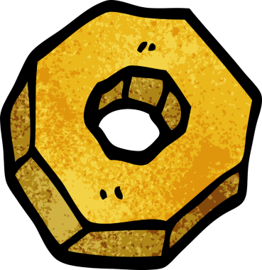 Bir insan tarafından çizilmiş karalama fındığı.