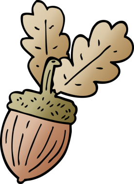 Bir insan tarafından çizilmiş karikatür palamudu.