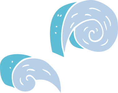 bir insan tarafından çizilmiş karalama dekoratif spiral element