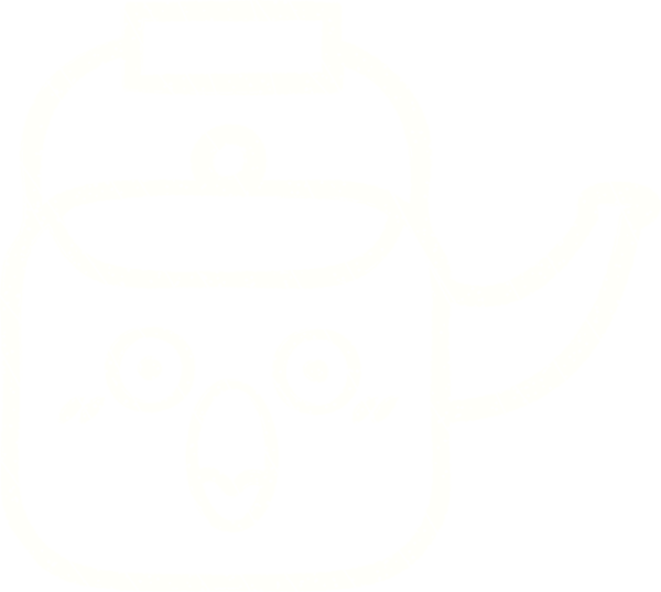 Bir insan tarafından çizilen Kettle Tebeşiri