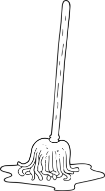 Bir insan tarafından çizilmiş siyah beyaz bir karikatür.