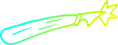 Bir insan tarafından çizilmiş karikatür sanatı bıçağının soğuk eğim çizgisi.