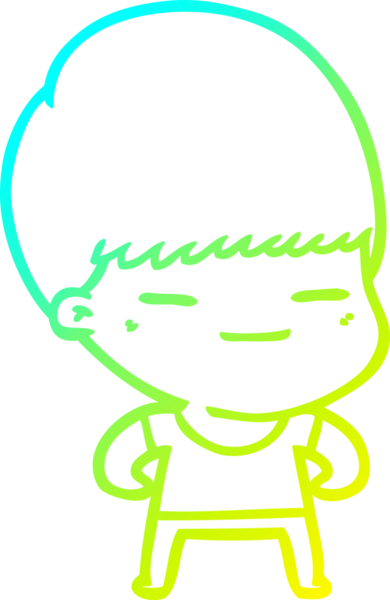 Bir insan tarafından çizilmiş kendini beğenmiş bir çizgi film karakteri.