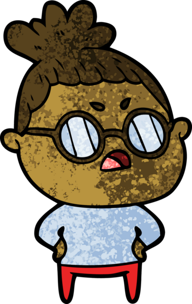 Bir insan tarafından çizilmiş bir karikatür.