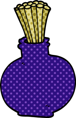 Bir insan tarafından çizilmiş karalama kavanozu.