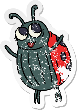 Bir insan tarafından çizilmiş garip bir el çiziminin sıkıntılı çıkartması.