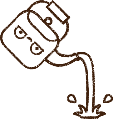 Çaydanlık Kömürü Bir insan tarafından çizilmiş