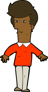 bir insan tarafından çizilmiş şüpheli bir adam.