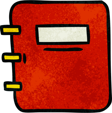 Bir insan tarafından çizilmiş bir günlük kitabının retro grunge doku karikatürü