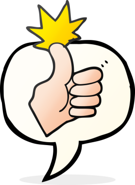 Serbest konuşma balonu karikatürü bir insan tarafından çizilmiş.