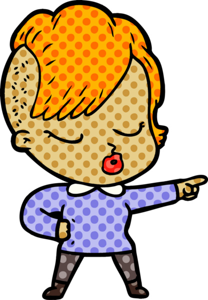 Bir insan tarafından çizilmiş güzel hippi kız.