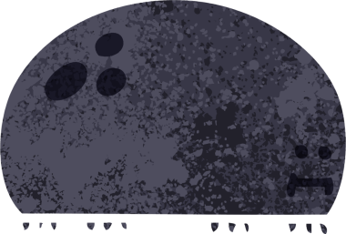 Bir insan tarafından çizilmiş garip bir çizgi film böceği.