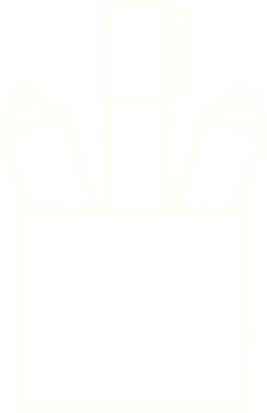 Bir insan tarafından çizilen Sanat Malzemeleri Tebeşiri