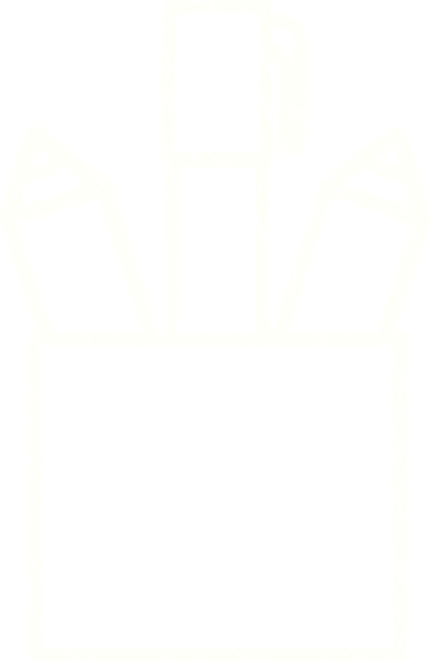 Bir insan tarafından çizilen Sanat Malzemeleri Tebeşiri