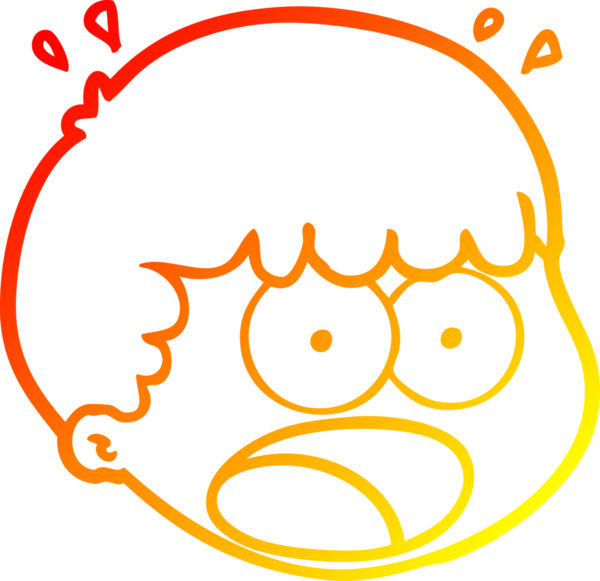 Bir insan tarafından çizilen çizgi film karakterinin sıcak çizgi çizimi