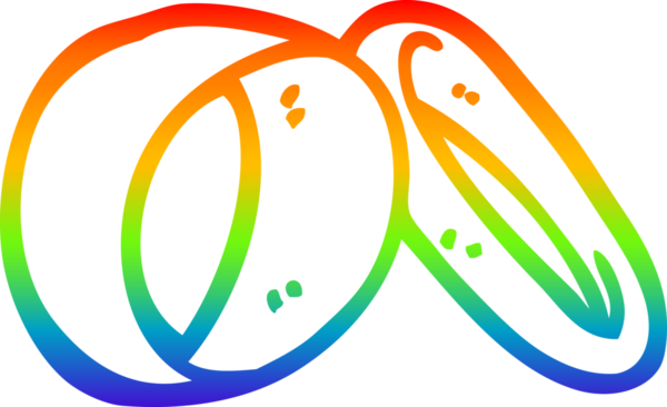 Gökkuşağı gradyan çizgi çizimi Bir insan tarafından çizilmiş evlilik yüzükleri