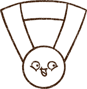 Bir insan tarafından çizilen Altın Madalya Kömür