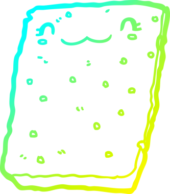 Bir insan tarafından çizilmiş bir çizgi film bisküvisi.