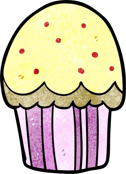 Bir insan tarafından çizilmiş bir kek.