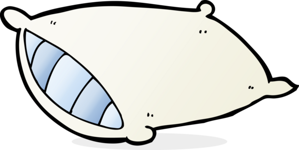 Bir insan tarafından çizilmiş karton yastık.