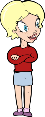 Bir insan tarafından çizilmiş güzel bir kadın.