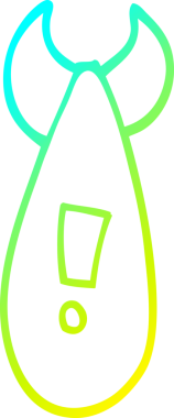 Bir insan tarafından çizilmiş bir atom bombasının soğuk gradyan çizgisi.